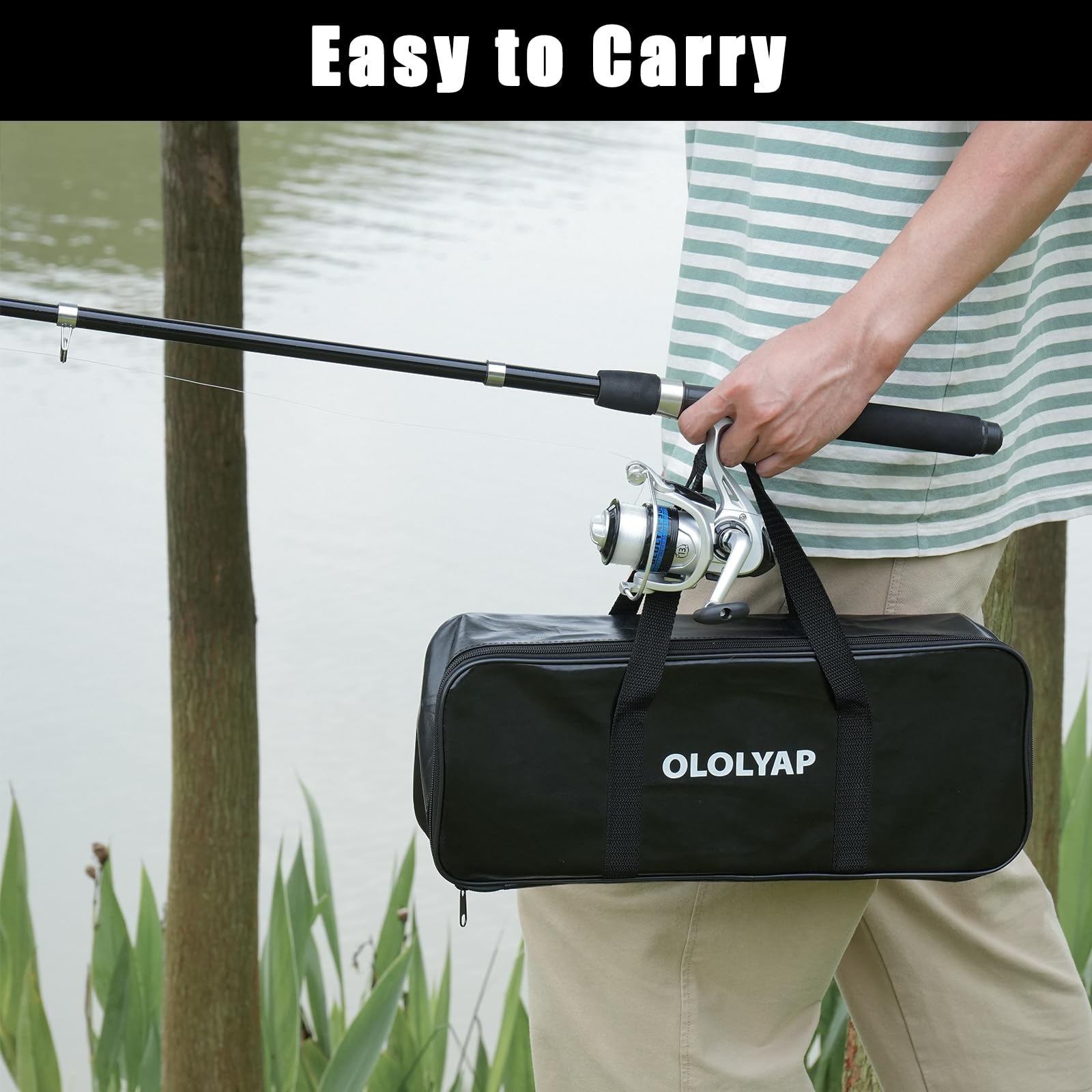 Bass fishing setup ready to go