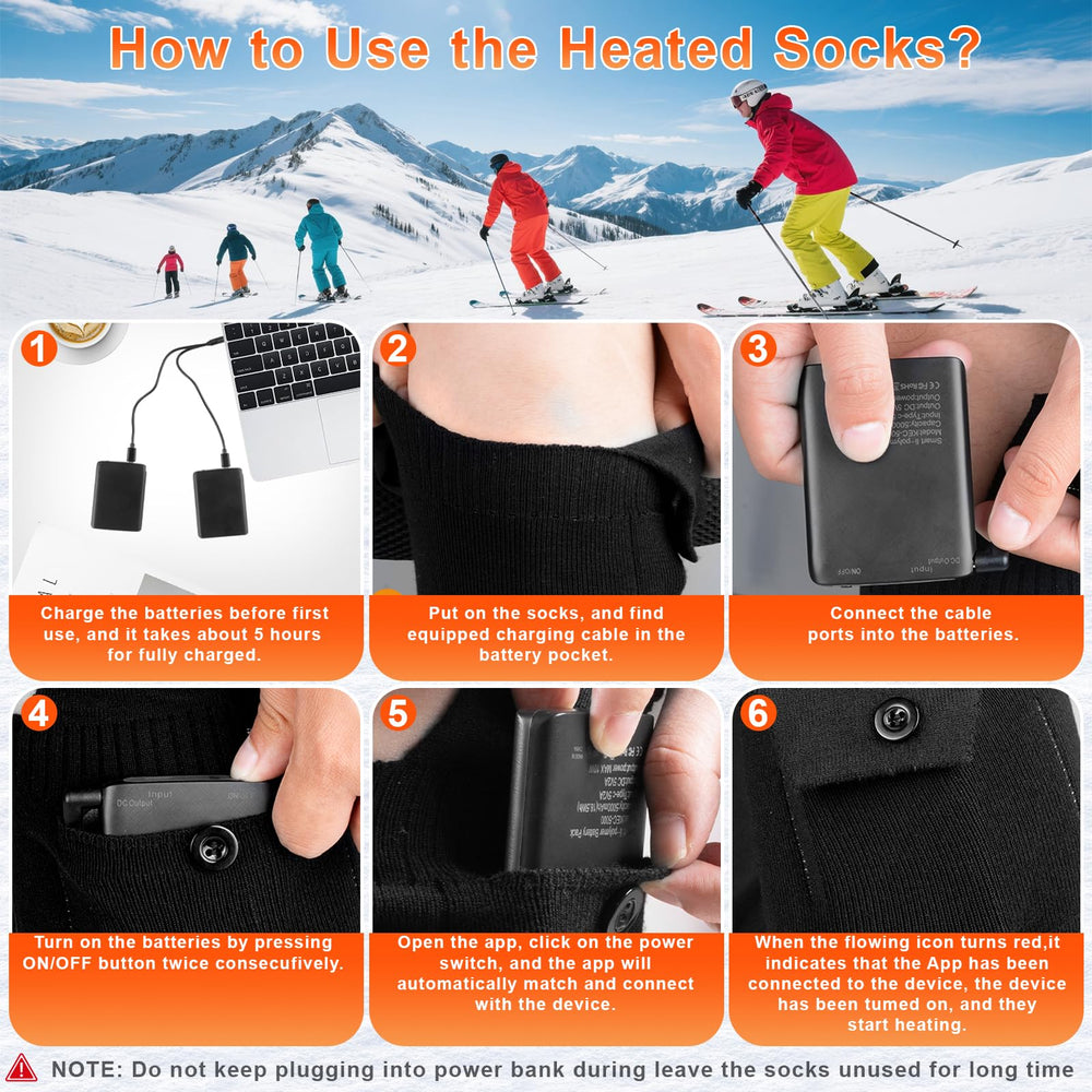 Olycism heated socks as a thoughtful winter gift for loved ones.