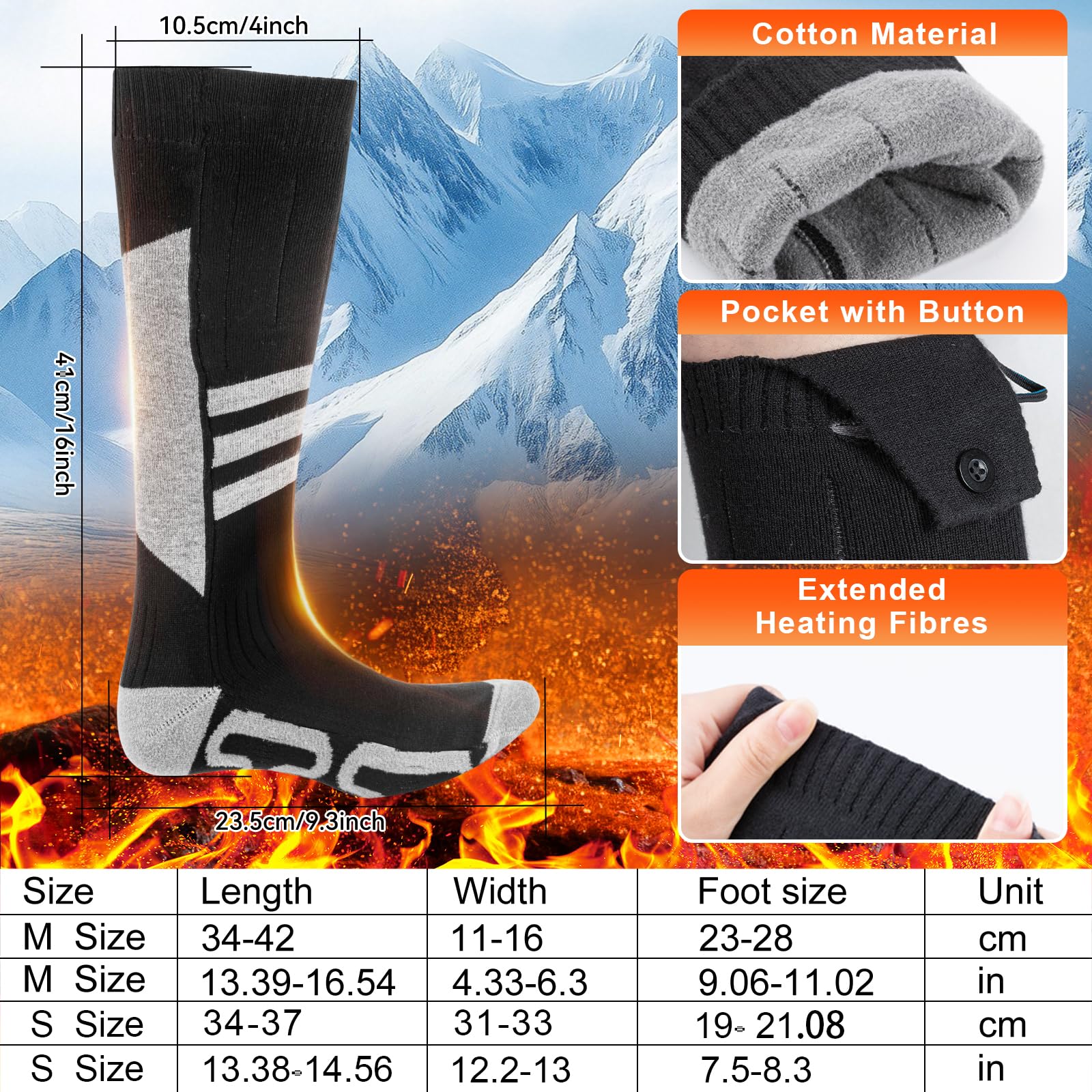 Olycism heated socks being washed with batteries removed for safe care.