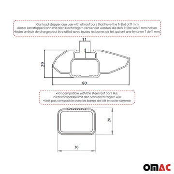 Secure cargo with OMAC Load Stopper for safer road trips.
