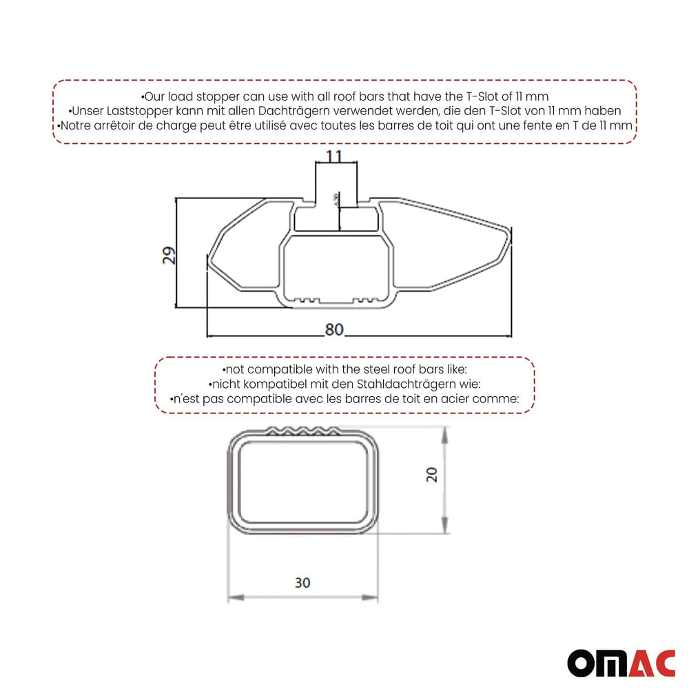 Secure cargo with OMAC Load Stopper for safer road trips.