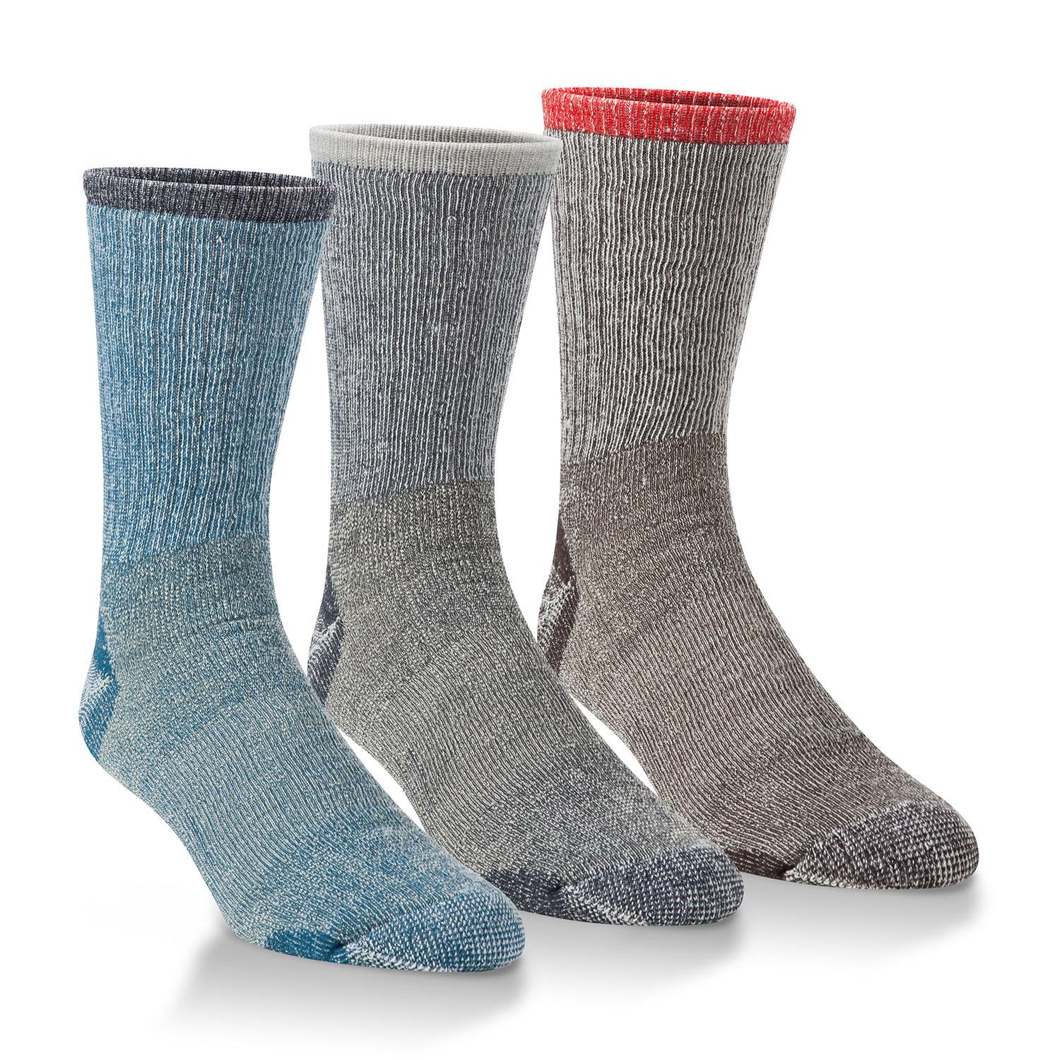 Omni-Wool men's merino hikers socks with reinforced heel area for durability during wear