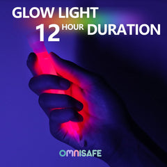 OMNISAFE 96 large 6-inch glow stick shown for emergency lighting and outdoor use.