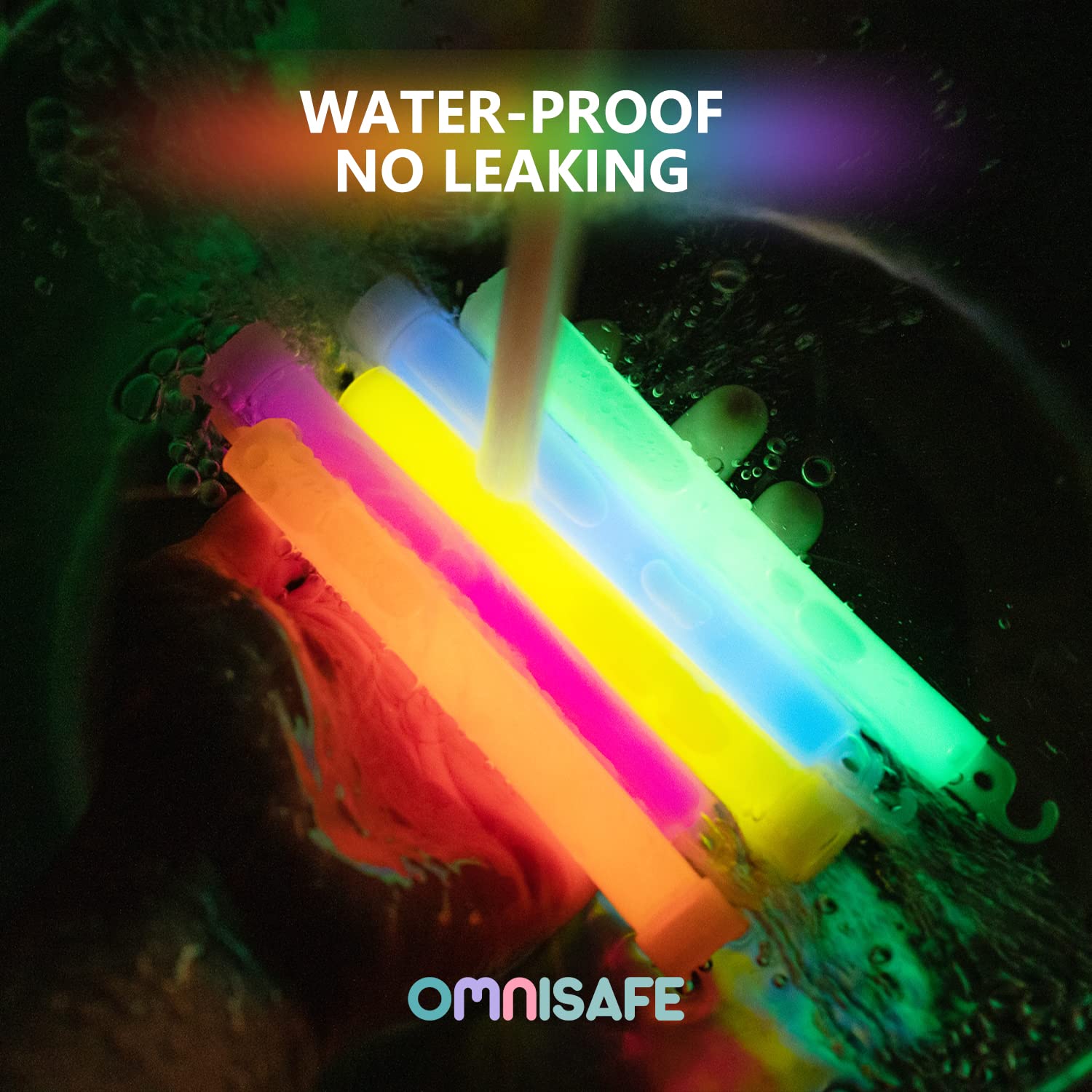 OMNISAFE 96 long-lasting glow for up to 10 hours in camping or events.
