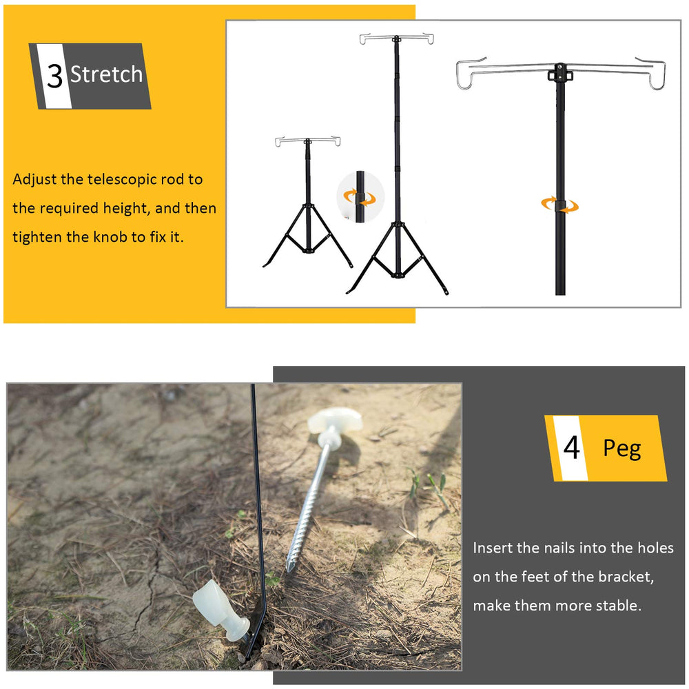 OMUKY lantern stand wind stable image conveys wind resistance for windy nights