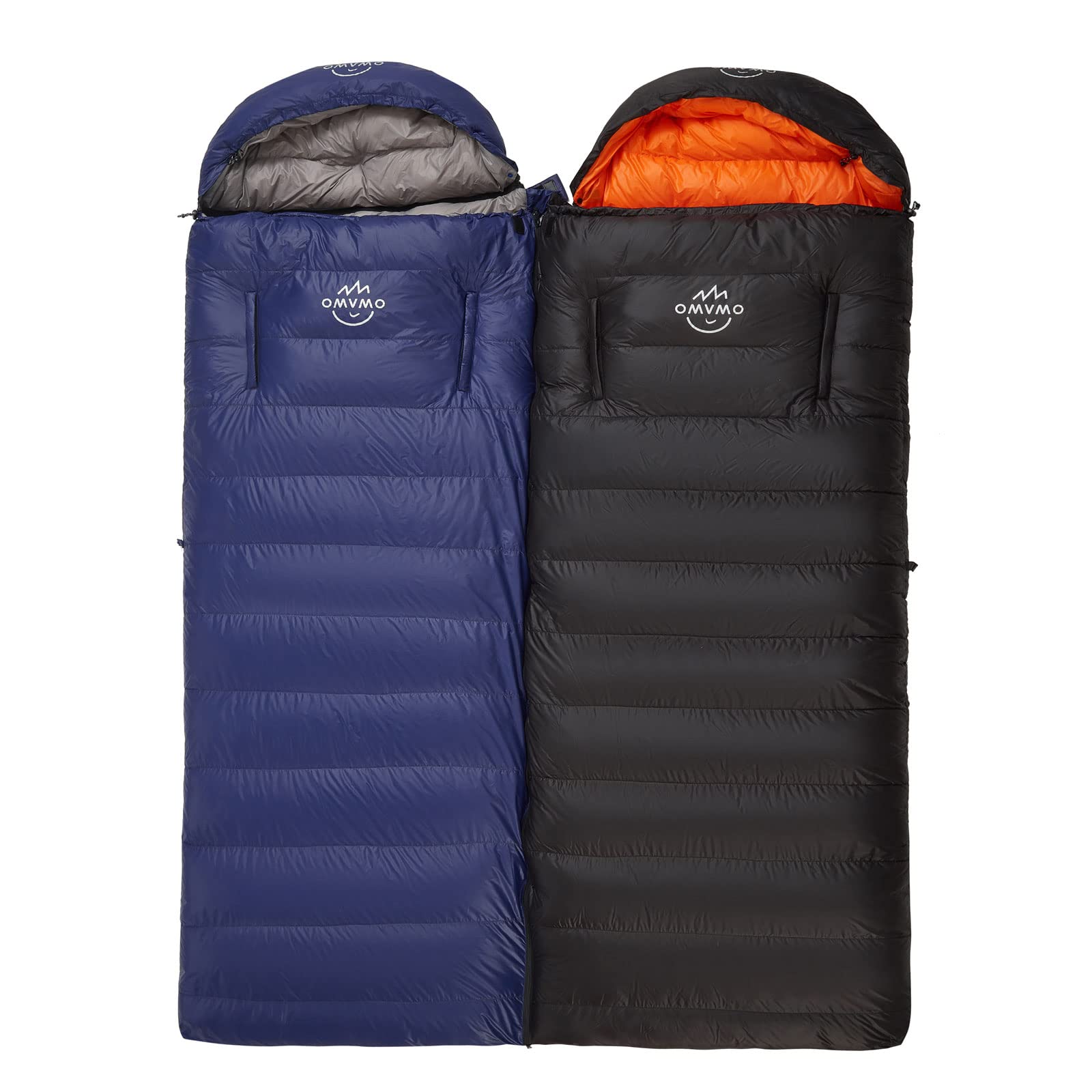 OMVMO 20 Degrees Down Sleeping Bag packs into included mesh bag
