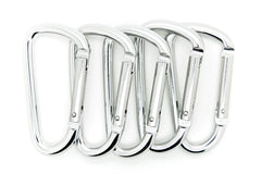 ONDEPOT 3-inch aluminum carabiner with spring-loaded gate for quick access.