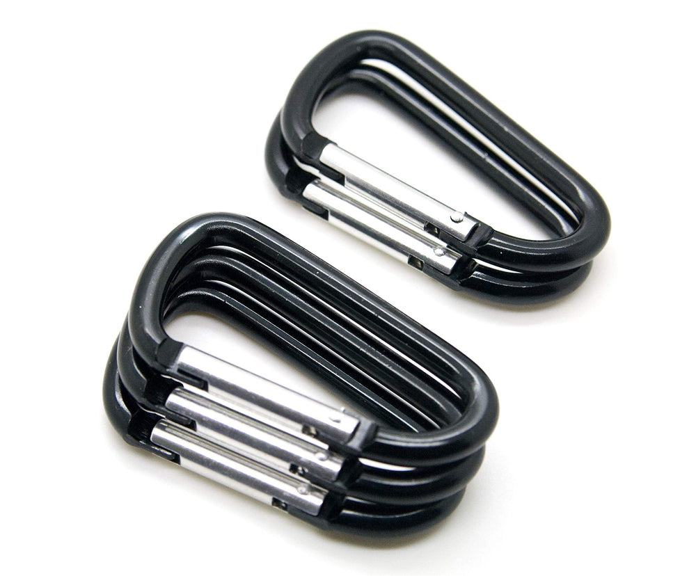 ONDEPOT carabiner keychain clip attached to a bag for easy access