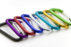 ONDEPOT keychain clip carabiner attached to a bag for everyday use