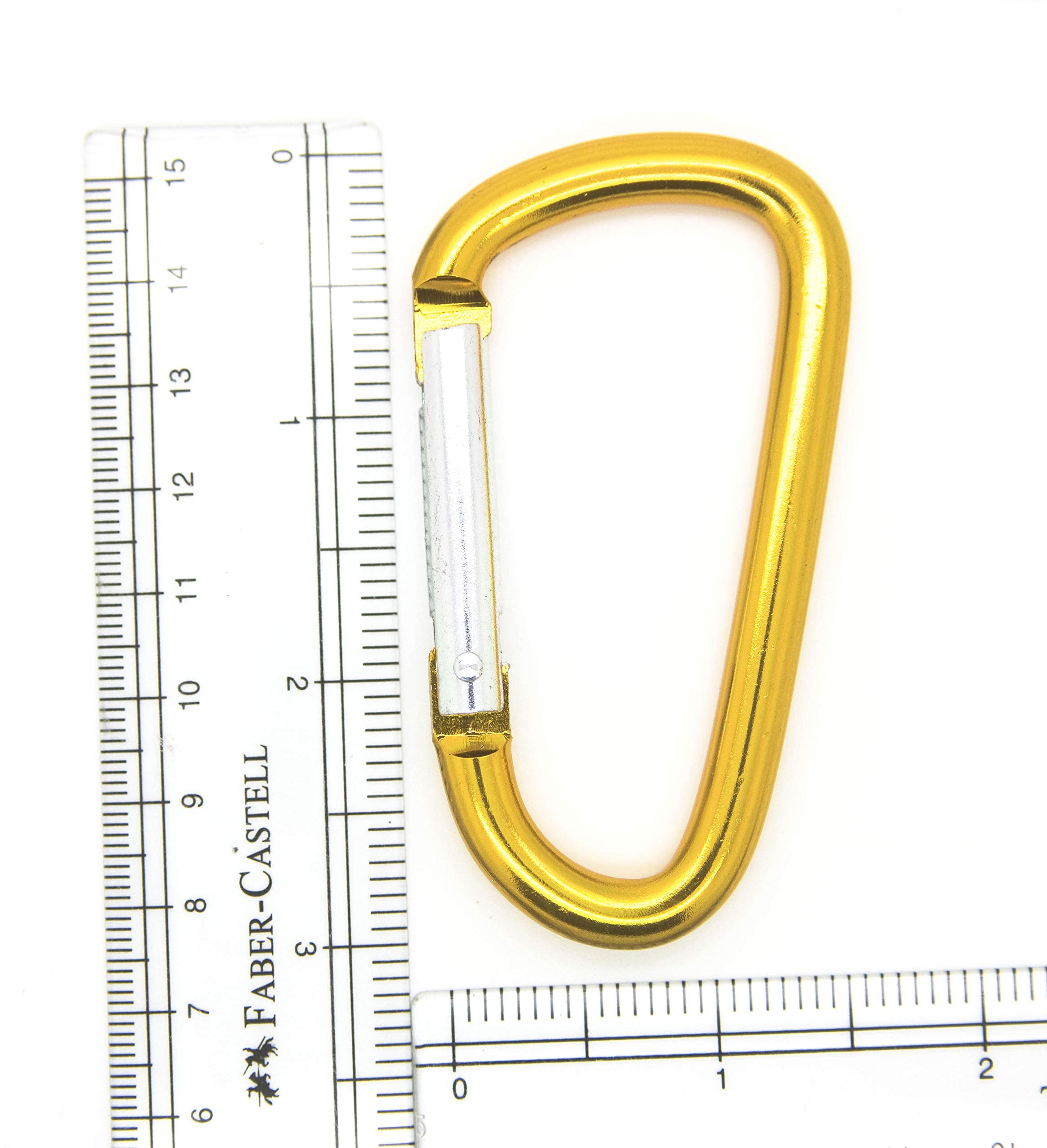 ONDEPOT lightweight anodized aluminum carabiner ideal for daily use.