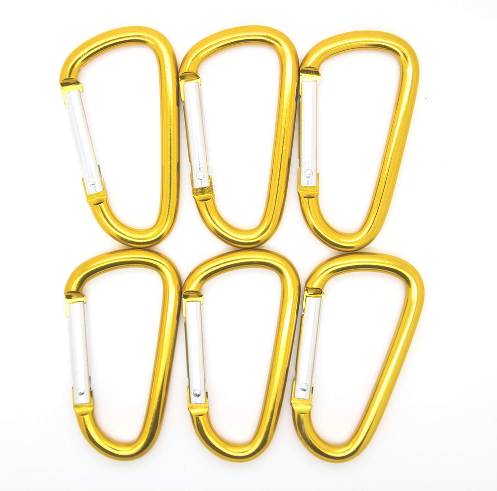 ONDEPOT 12-pack keychain carabiners for organizing bags and purses.