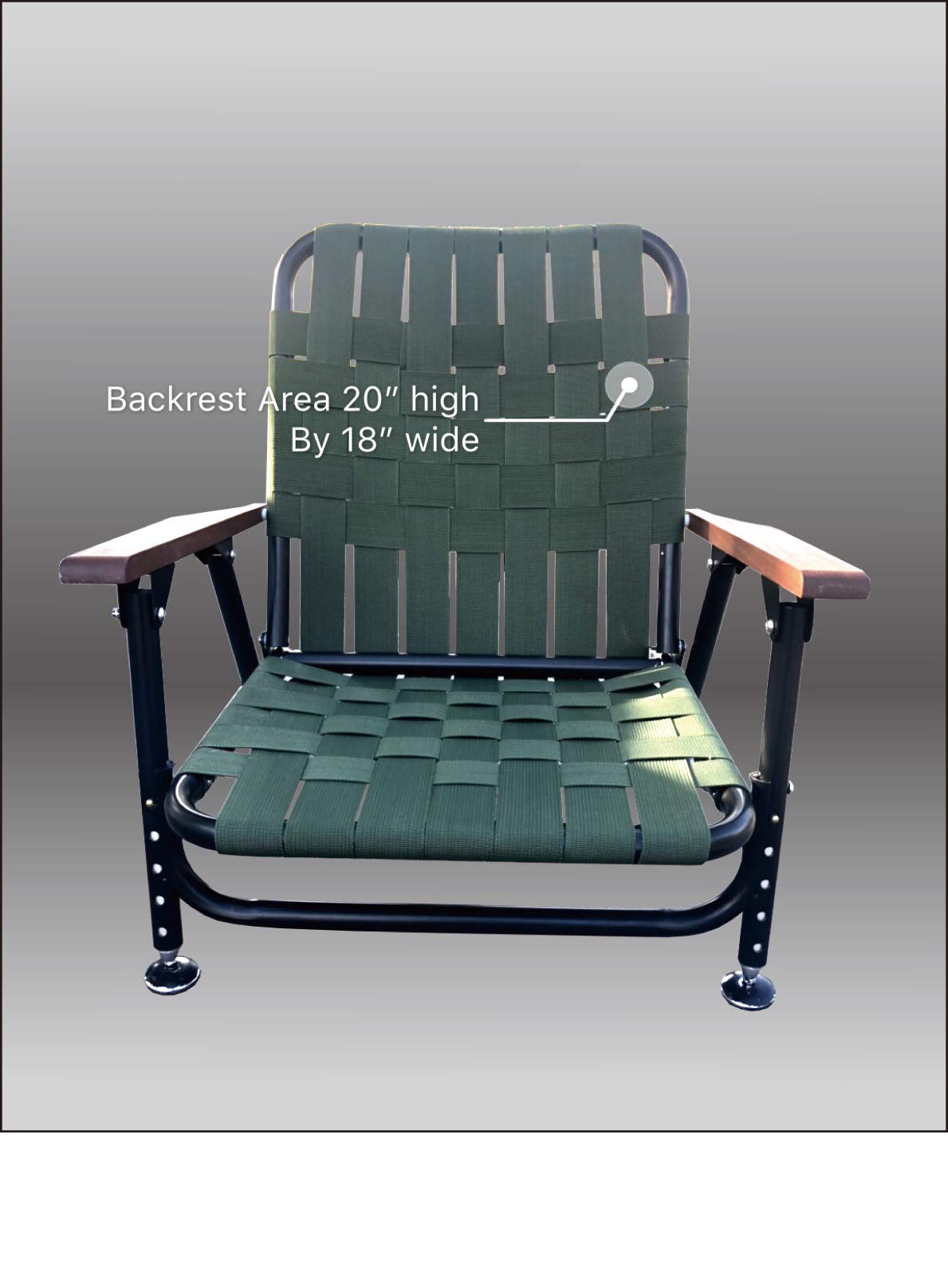 One & Done Pro All Terrain Leveled Chair in a hunting scenario on varied terrain.