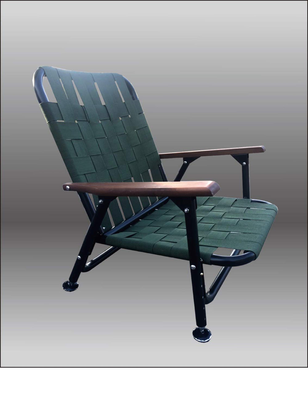 One & Done Pro All Terrain Leveled Chair outdoors shows versatile setup