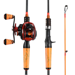 One Bass ALFEN 2-piece rod close-up highlighting portability and balance