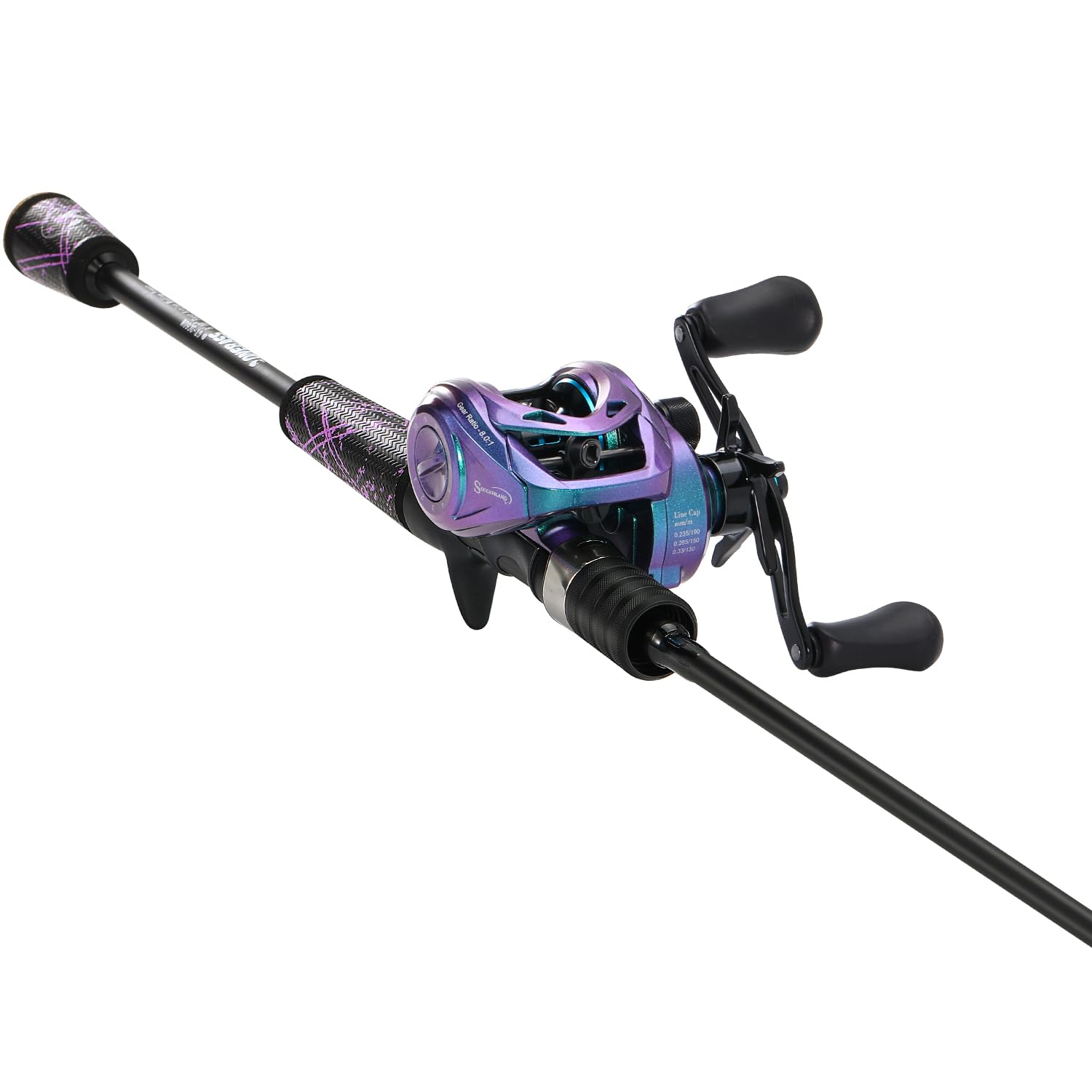 One Bass ALFEN baitcasting rod displays balanced feel for precise casts.