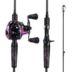 One Bass alfen reel with 9 bearings delivers smooth retrieval and long-lasting performance.