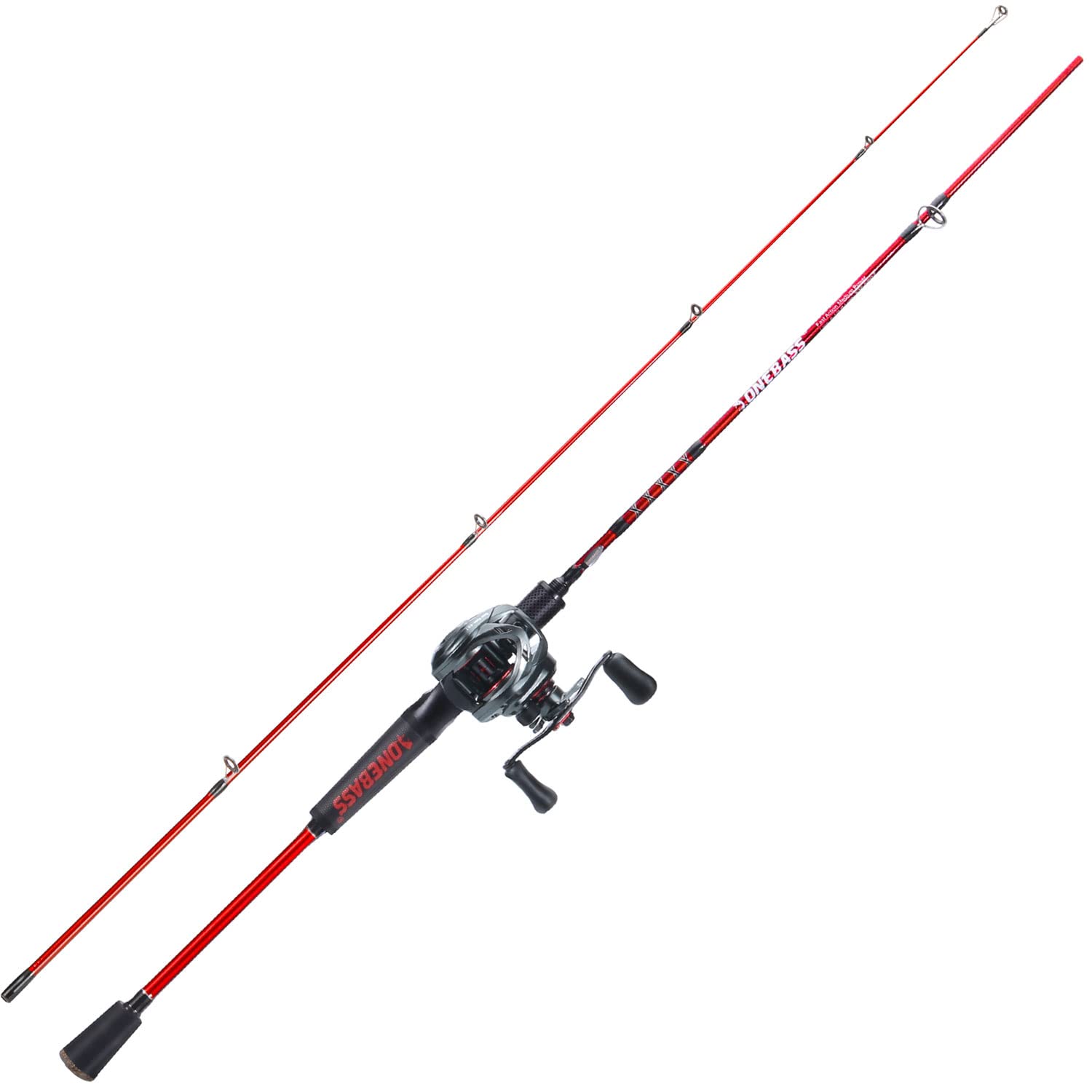 One Bass IM7 graphite blank highlighting strength and sensitivity for precise hook sets.