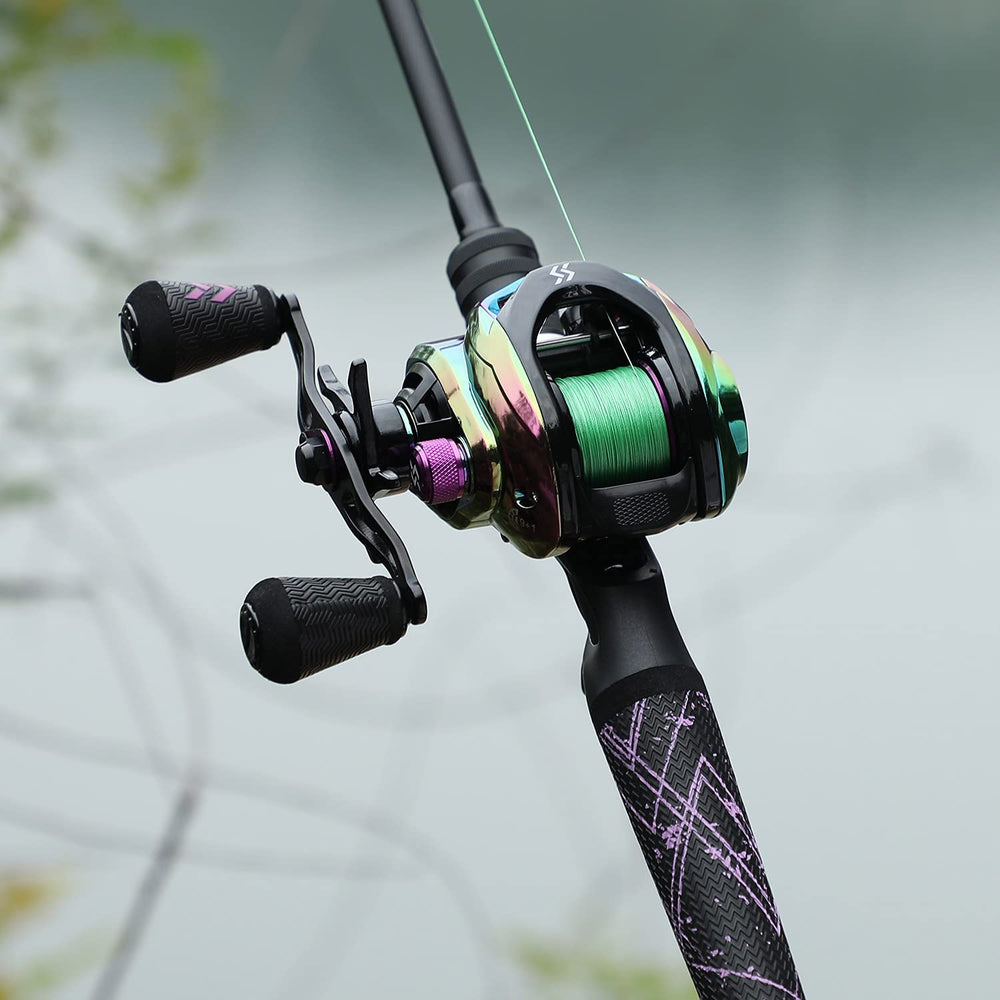 One Bass left-handed setup demonstrates accessibility for southpaw anglers.
