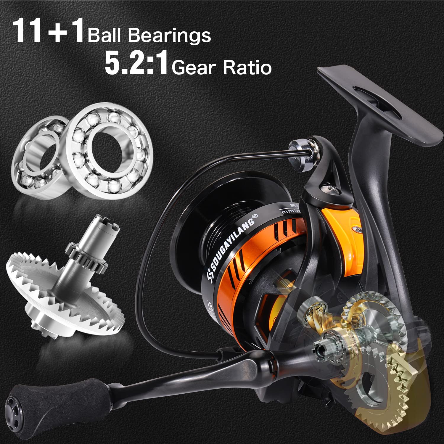 One Bass multi-use setup ideal for bass, trout, and walleye.