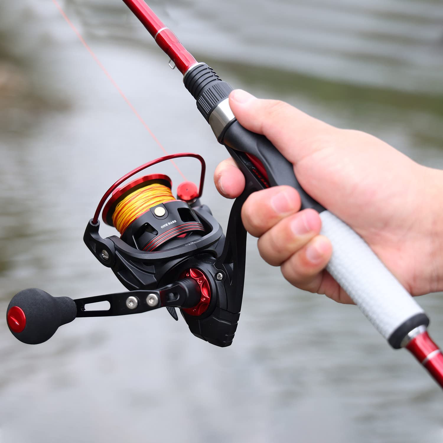 One Bass Spirit Flame line system detail improves line management.