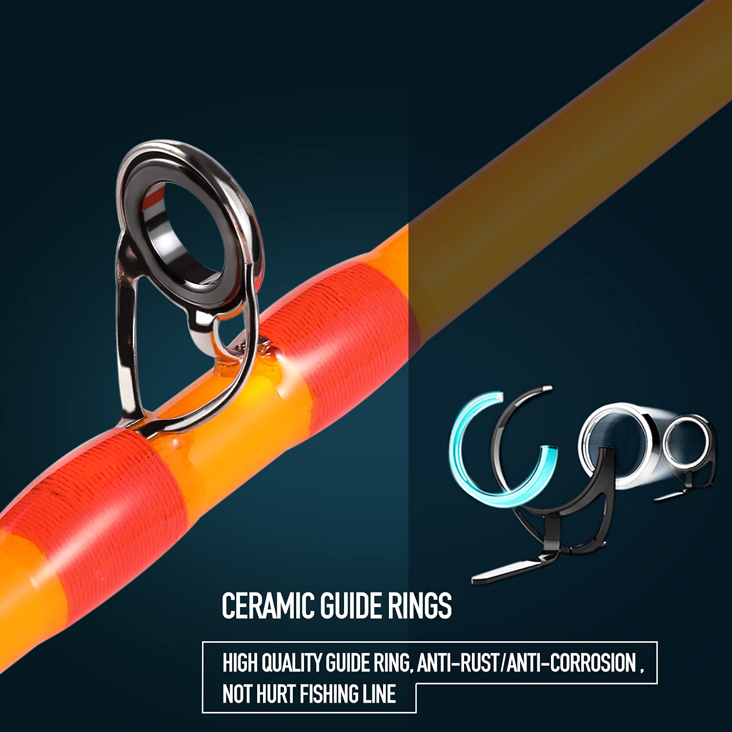 One Bass superpolymer-handle closeup highlights grip comfort and reduced fatigue.