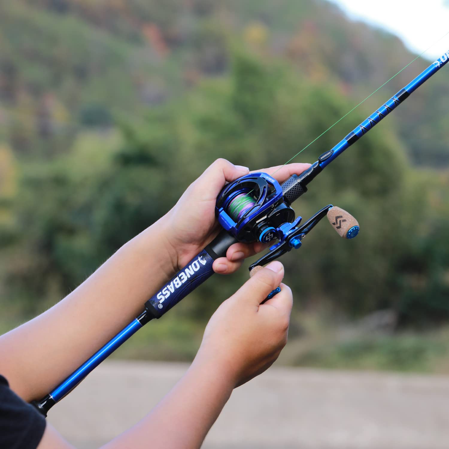 One Bass versatile setup supports trout, bass, and walleye pursuits.