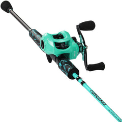 One Bass IM6 graphite blank 2pc, high sensitivity for precise lure presentation.