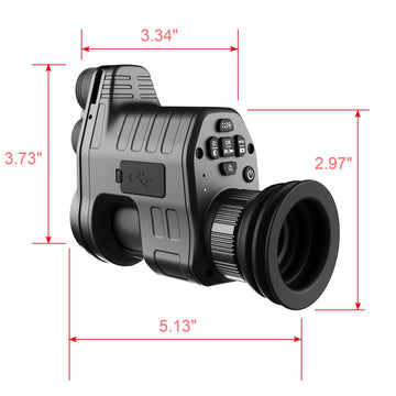 oneleaf.ai NV100 features up to 70 mm eye relief for comfort.