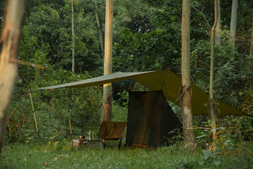 OneTigris Bulwark tarp guylines provide wind‑tension stability