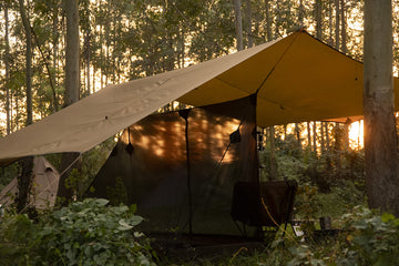 OneTigris Bulwark tarp waterproof fabric detail highlights 210T coating