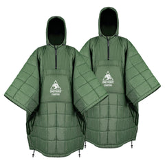 ONETIGRIS camping blanket hoodie-wearable keeps you warm while moving outdoors