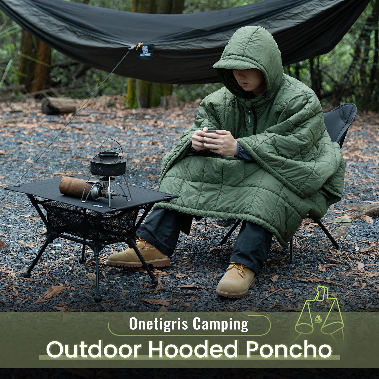 ONETIGRIS camping blanket-pocket-warmth shows off a cozy hands-ready pocket
