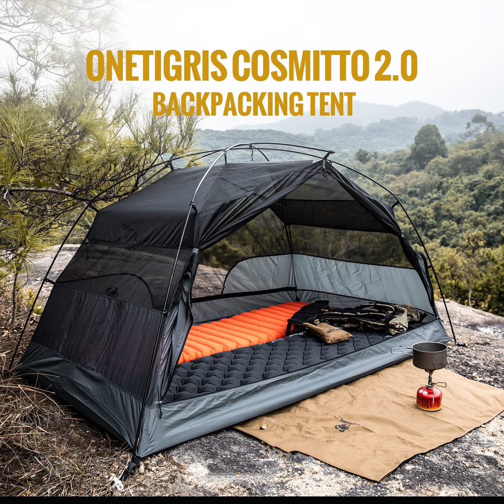 OneTigris COSMITTO 2P exterior shows rugged waterproof shell in nature
