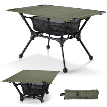 ONETIGRIS Dipper heat-resistant surface supports hot dishes during picnics.