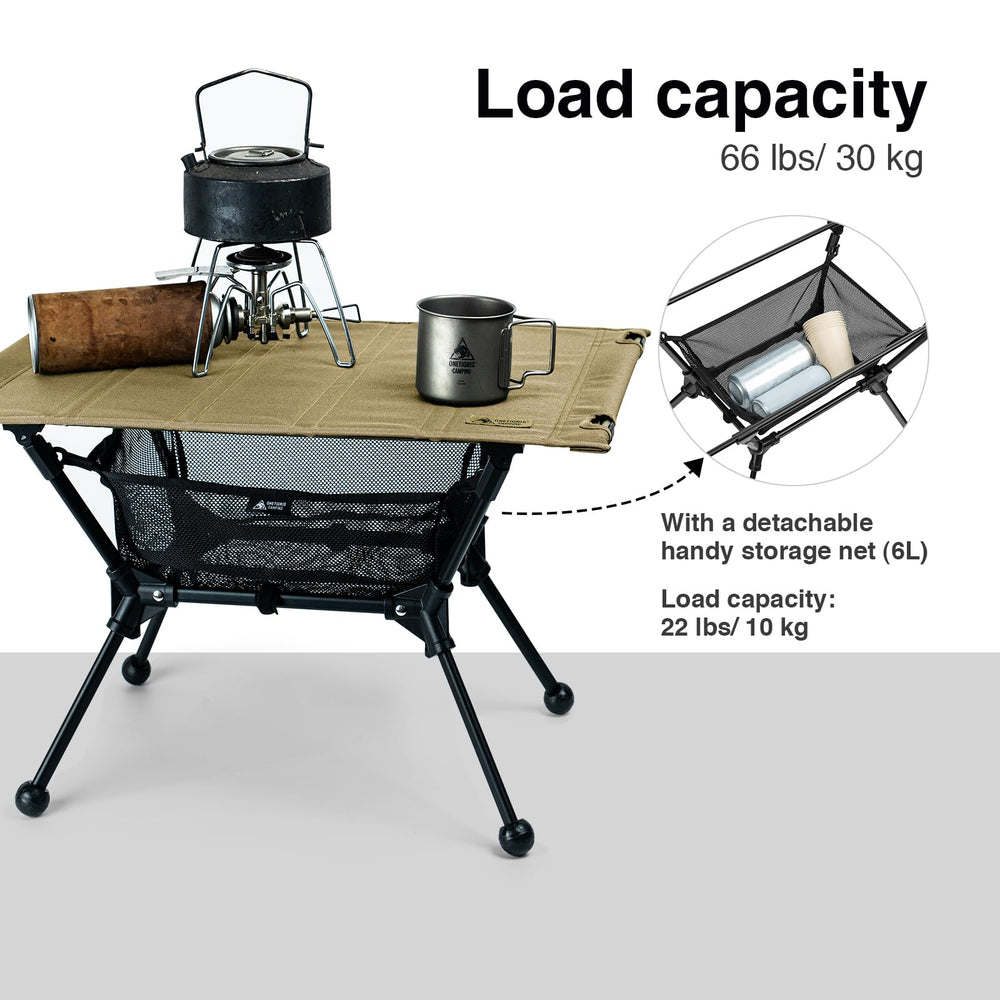 ONETIGRIS Dipper height-adjustable frame adapts to chairs and terrain