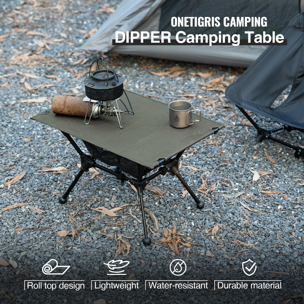 ONETIGRIS Dipper removable legs allow easy height adjustments for meals.