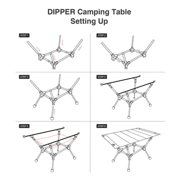 ONETIGRIS Dipper ideal for camping, hiking, and beach picnics