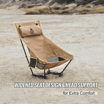 OneTigris Dragonhide chair in outdoor setting demonstrates versatile camping use.