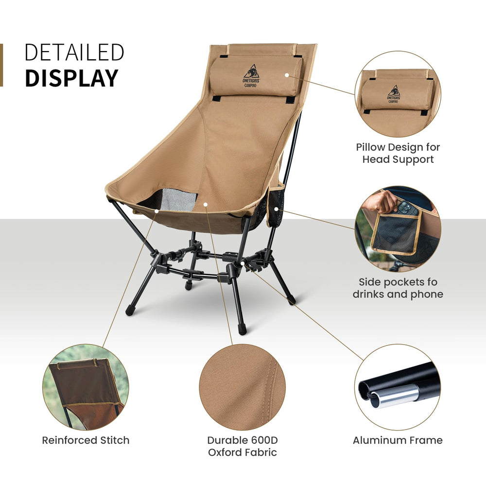OneTigris Dragonhide chair square-structure demonstrates quick setup and reliable stability.
