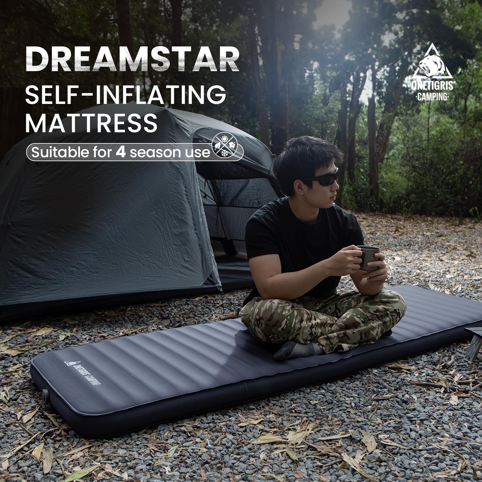 ONETIGRIS Dreamstar patch kit included allows quick field repairs.