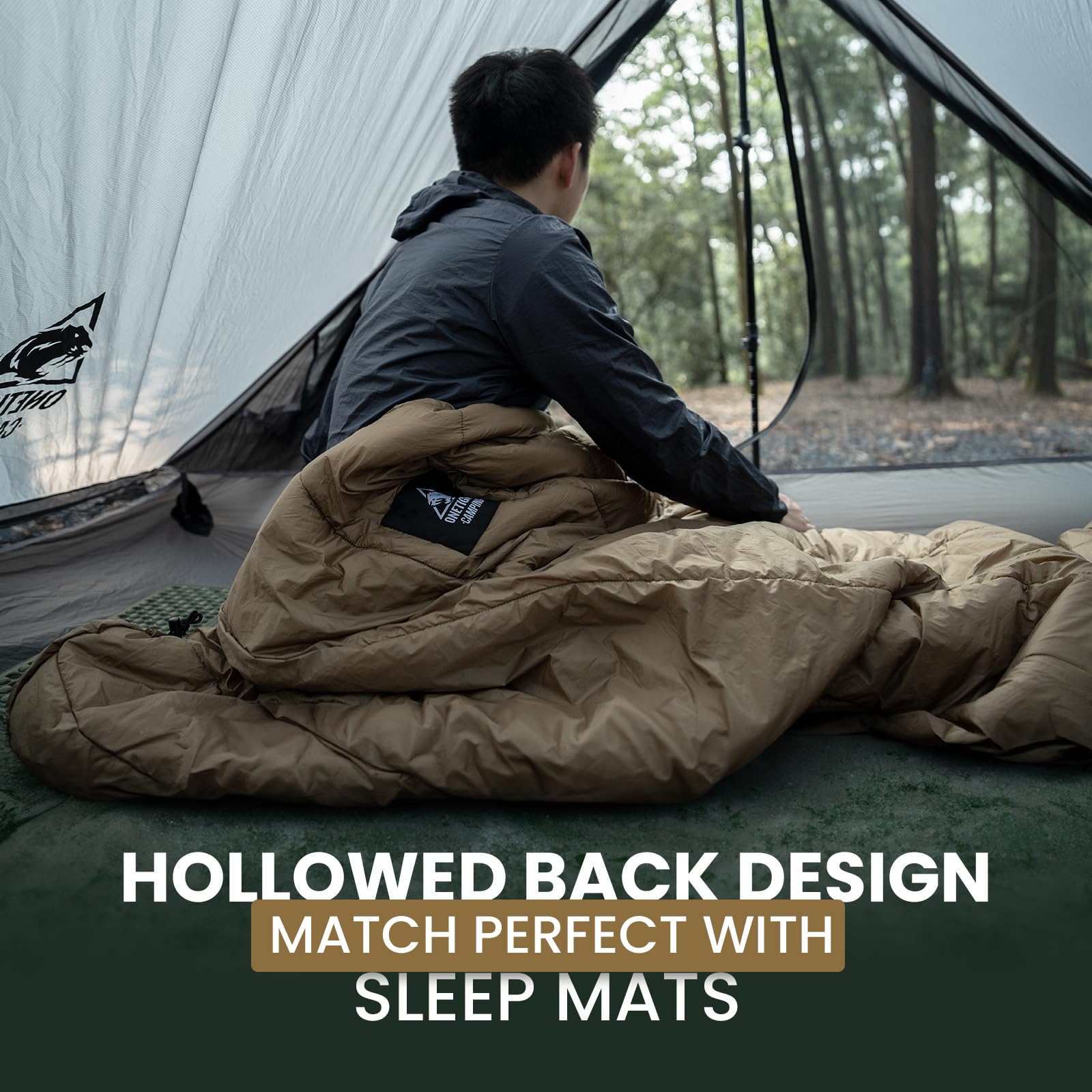 OneTigris Featherlite Quilt temperature-rating supports cooler nights with layering