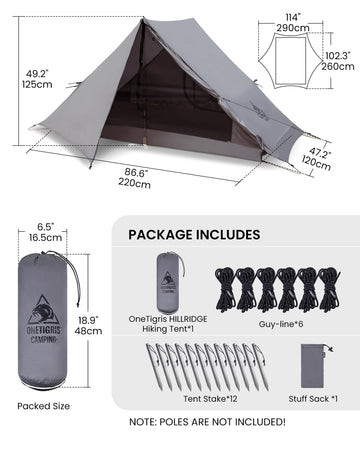 OneTigris HillRidge packed size demonstrates compact storage for travel.