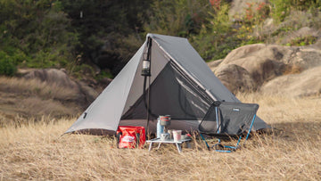 OneTigris HillRidge roomy two-person space fits gear.