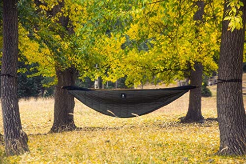 OneTigris underquilt compatible with standard hammocks during trips
