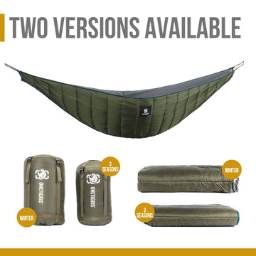 OneTigris Night Protector underquilt seasonal coverage for 40-68F