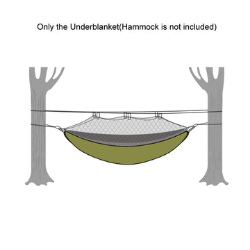 OneTigris Night Protector underquilt aiding winter hammock system