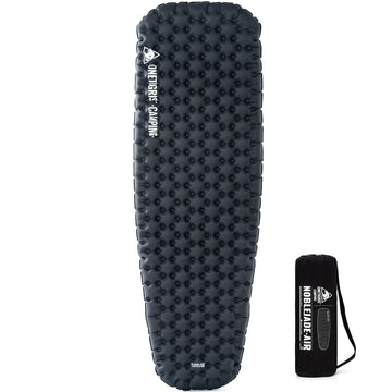 ONETIGRIS Noblejade insulated sleeping pad full setup demonstrates warm, comfortable camping sleep.