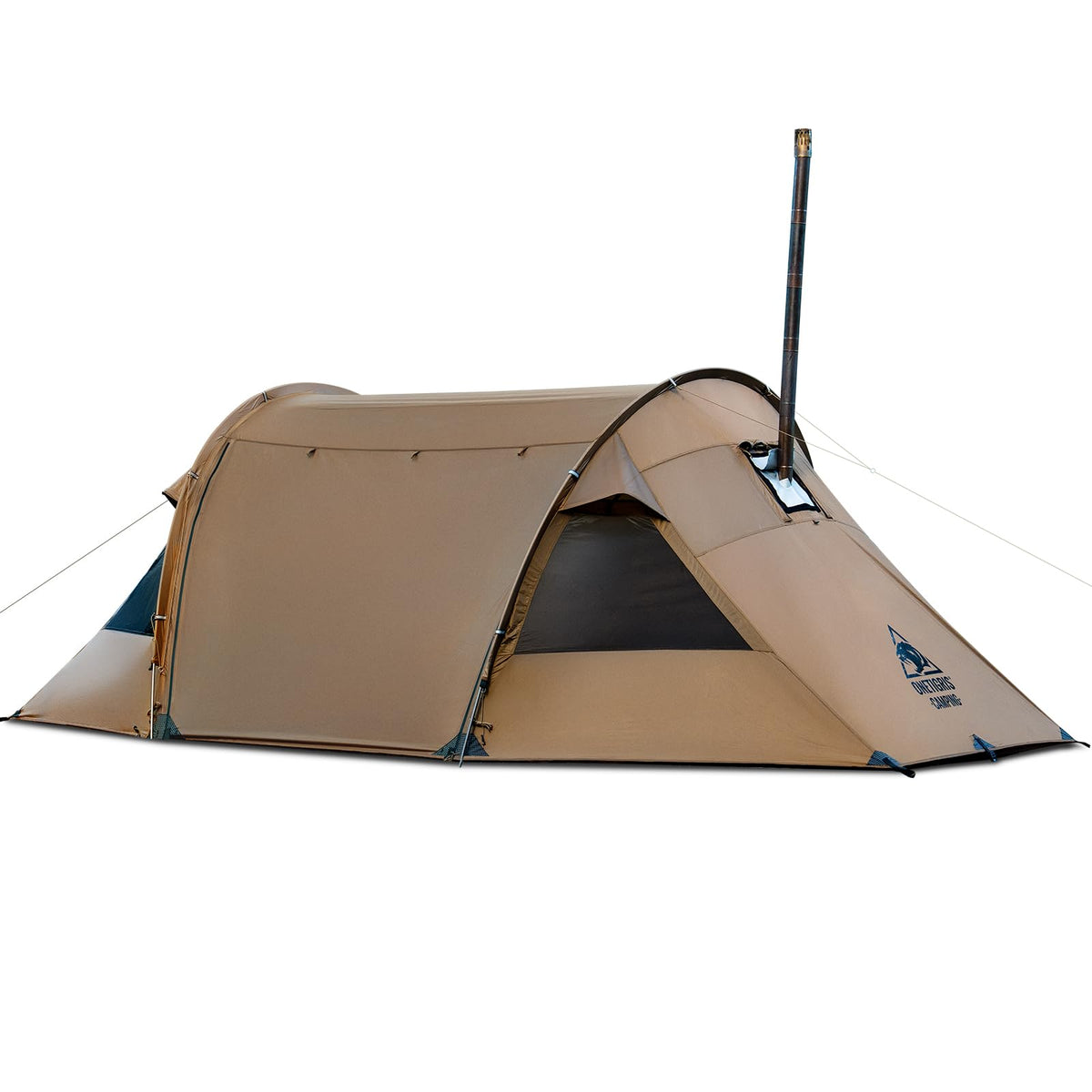 OneTigris Raven Nest tent spacious layout showcases two sleeping zones for shared camping comfort.
