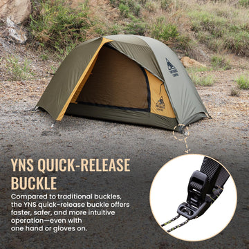 OneTigris Stella removable blackout outer tent offers flexible sleeping options.