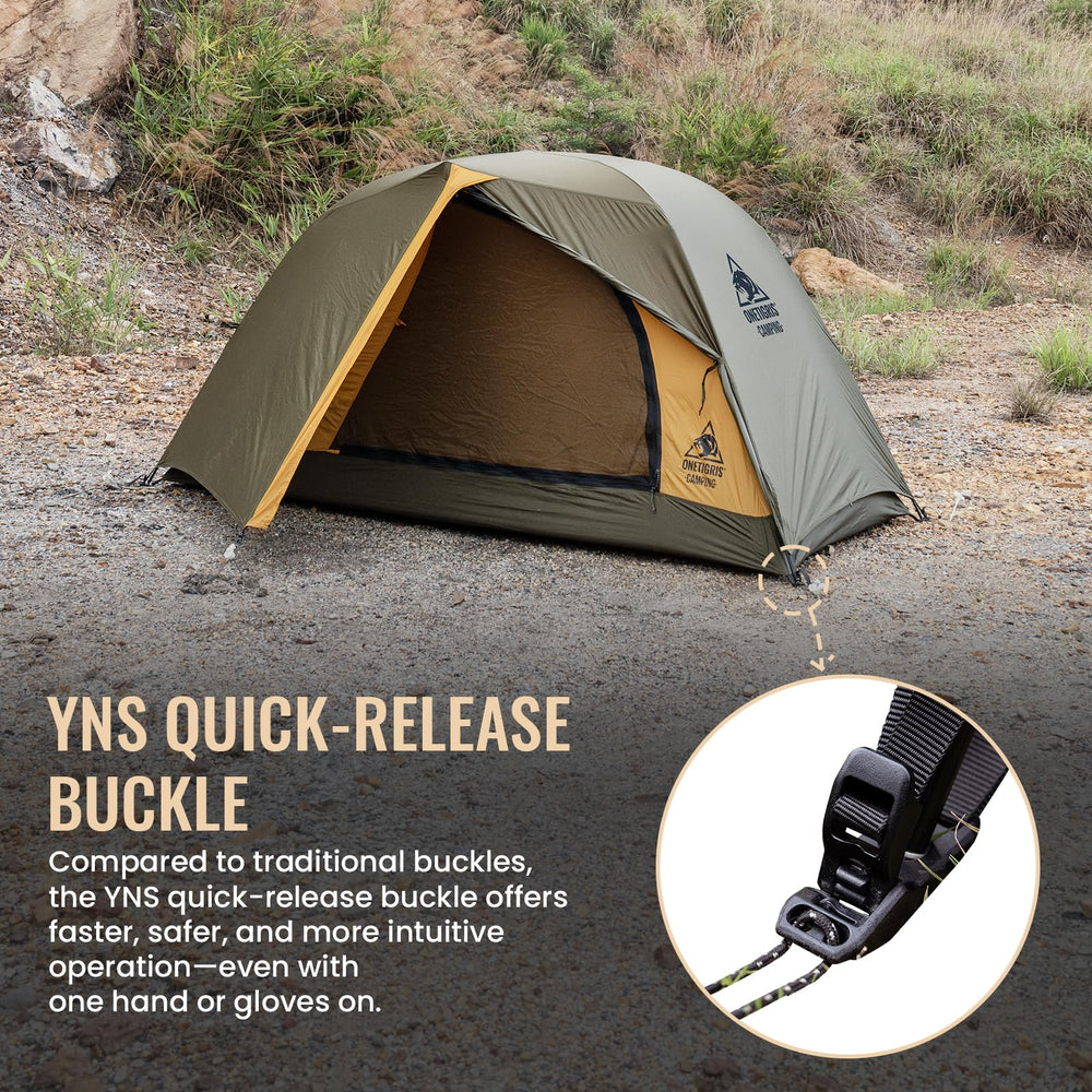 OneTigris Stella removable blackout outer tent offers flexible sleeping options.